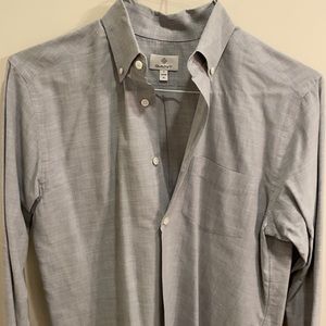 Long sleeved button down Gant grey shirt